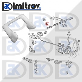Фиксатор ключалка Seat Alhambra Cordoba Ibiza Inca Toledo